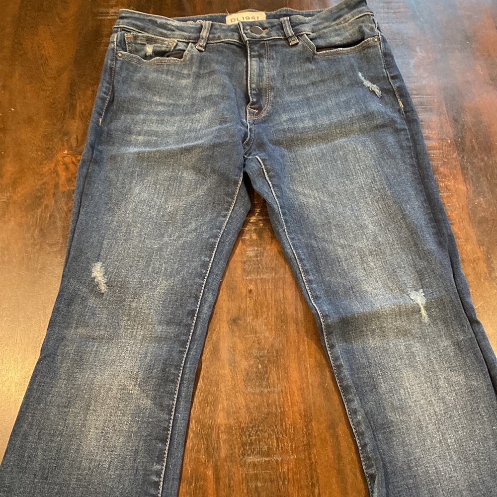 Dark flared jeans - Picture 2 of 6